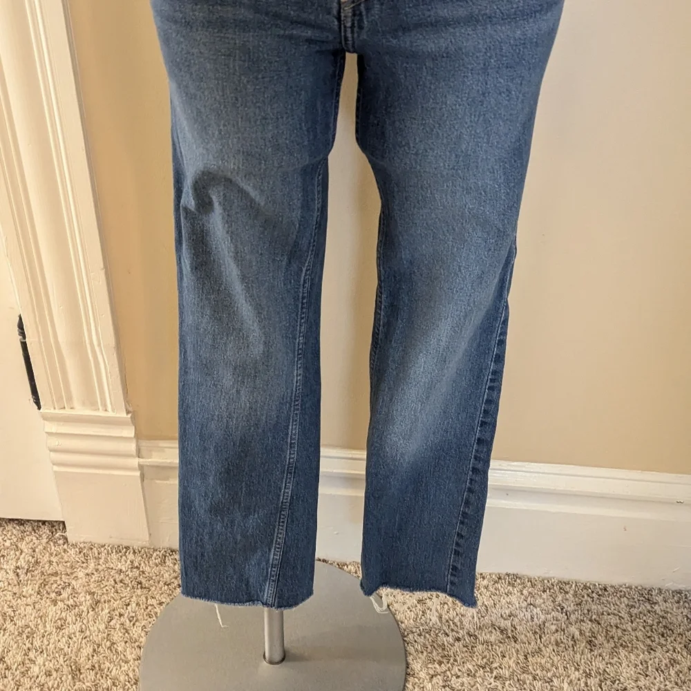 & Denim vintage straight high waist jeans in medium was size 2 - Picture 5 of 7